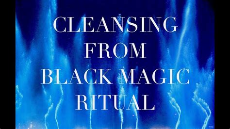 Cleansing black magic nearby